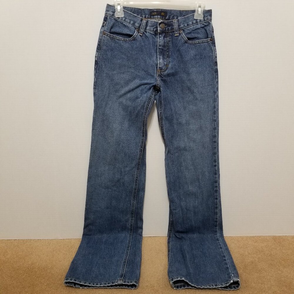 J.Crew jeans T2 2 Tall Long straight boot cut denim 100% cotton VINTAGE